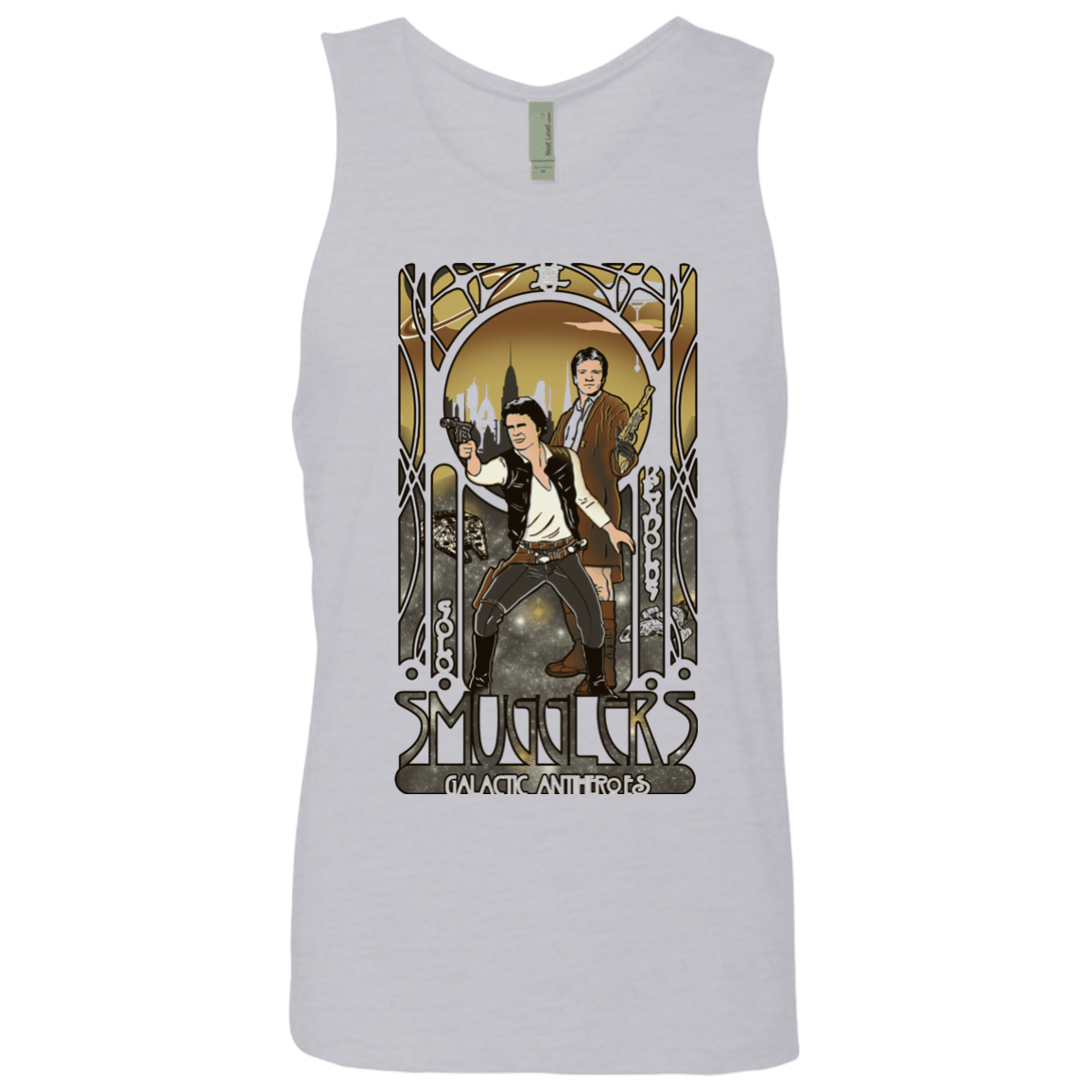 T-Shirts Heather Grey / Small Smugglers, Inc Men's Premium Tank Top