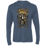 T-Shirts Indigo / X-Small Smugglers, Inc Triblend Long Sleeve Hoodie Tee