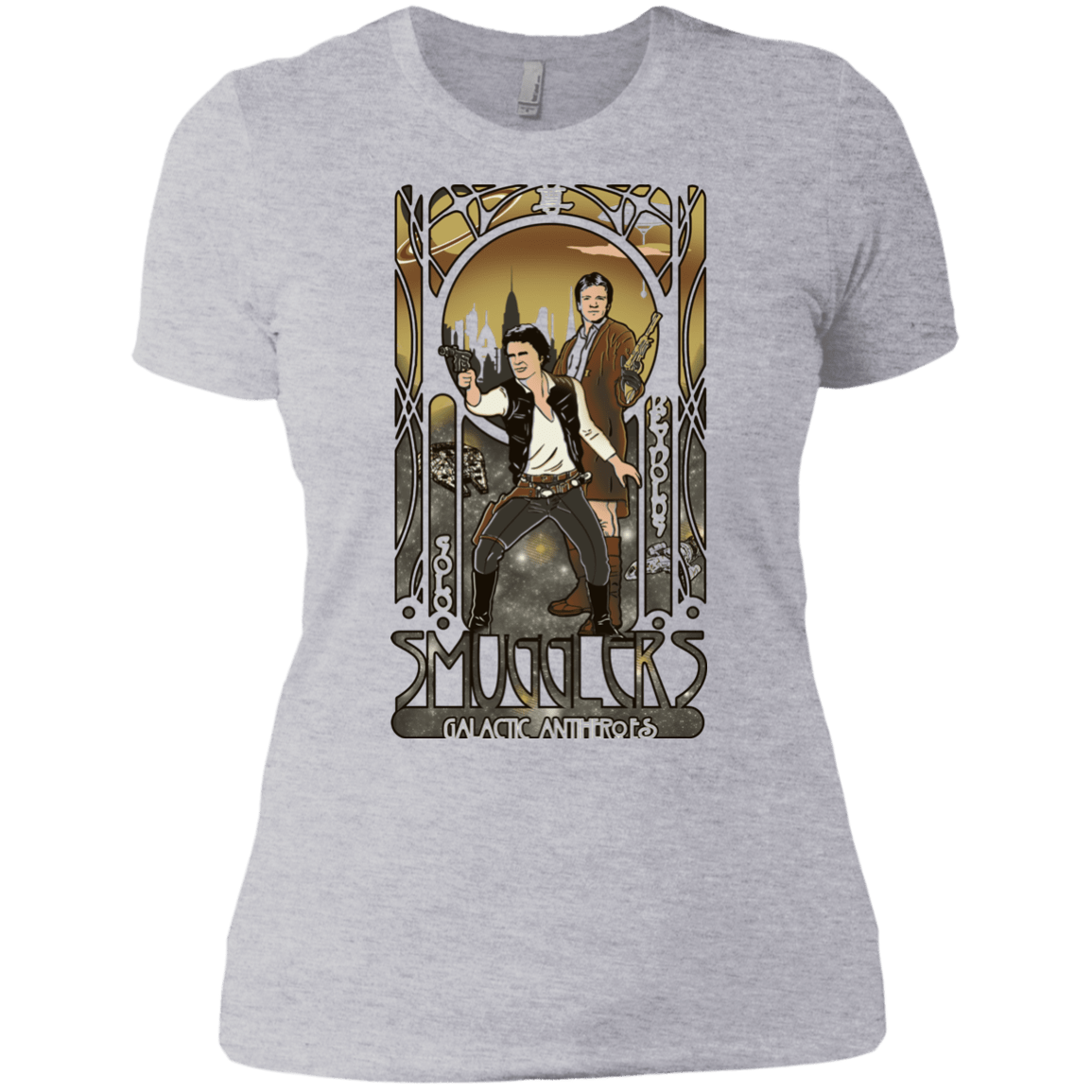 T-Shirts Heather Grey / X-Small Smugglers, Inc Women's Premium T-Shirt