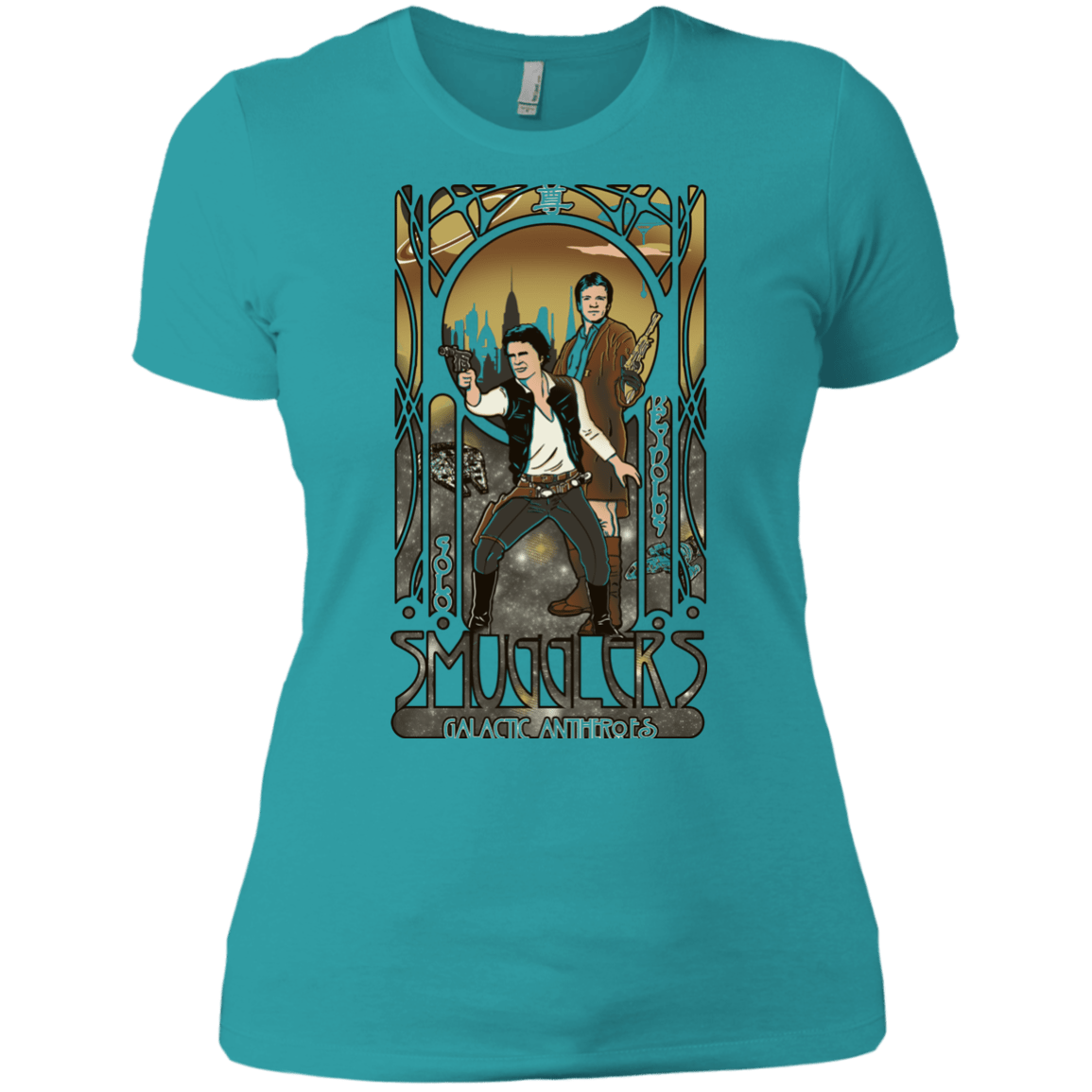 T-Shirts Tahiti Blue / X-Small Smugglers, Inc Women's Premium T-Shirt