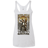 T-Shirts Heather White / X-Small Smugglers, Inc Women's Triblend Racerback Tank
