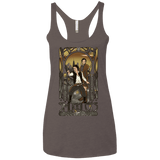 T-Shirts Macchiato / X-Small Smugglers, Inc Women's Triblend Racerback Tank
