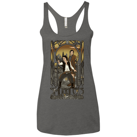 T-Shirts Premium Heather / X-Small Smugglers, Inc Women's Triblend Racerback Tank