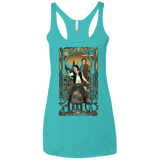 T-Shirts Tahiti Blue / X-Small Smugglers, Inc Women's Triblend Racerback Tank