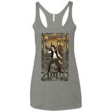 T-Shirts Venetian Grey / X-Small Smugglers, Inc Women's Triblend Racerback Tank