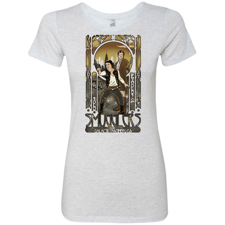 T-Shirts Heather White / Small Smugglers, Inc Women's Triblend T-Shirt