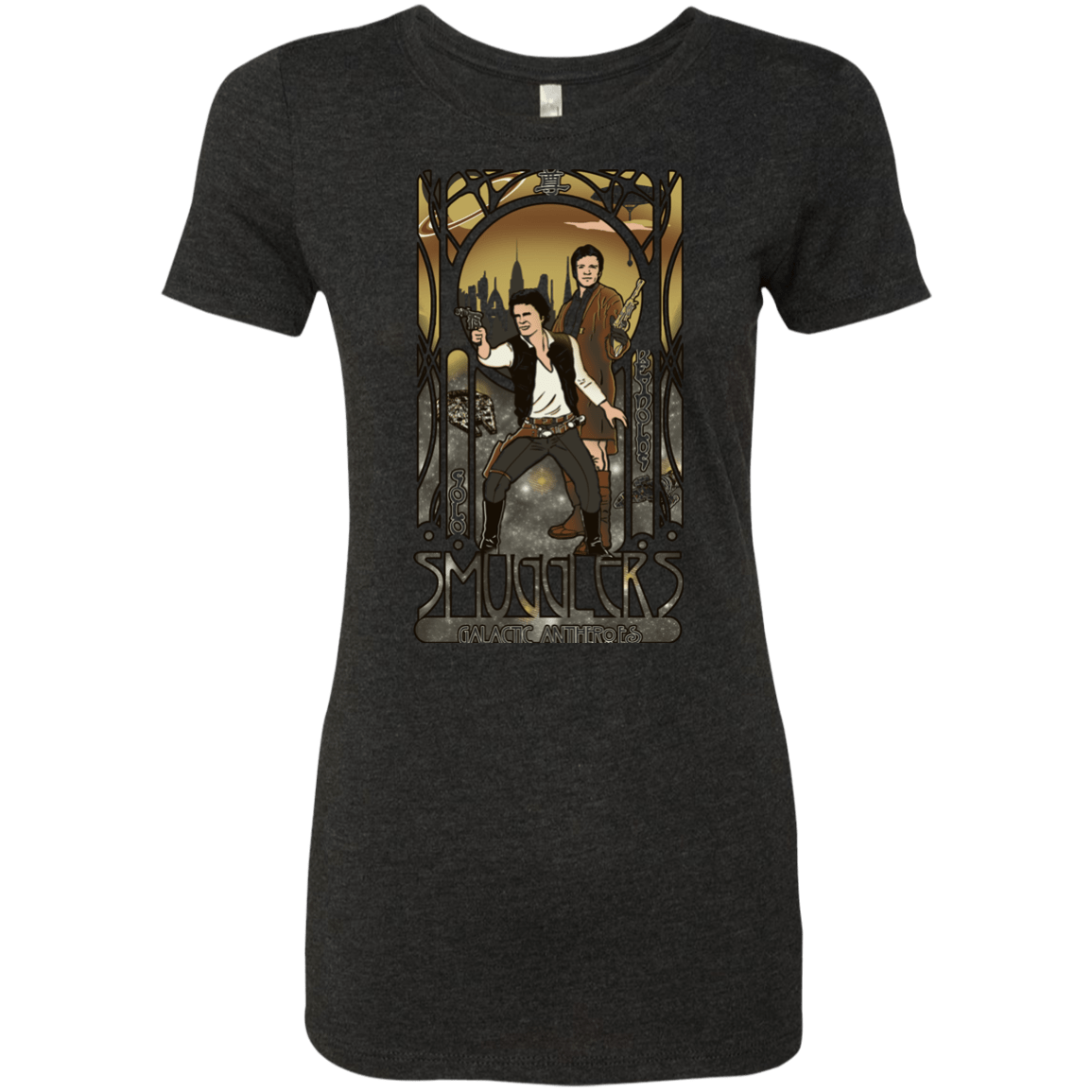 T-Shirts Vintage Black / Small Smugglers, Inc Women's Triblend T-Shirt