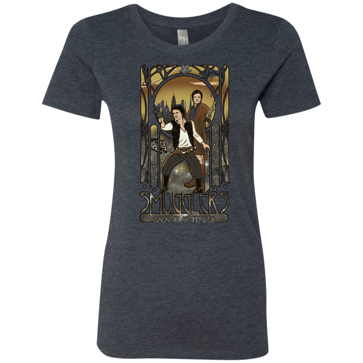 T-Shirts Vintage Navy / Small Smugglers, Inc Women's Triblend T-Shirt