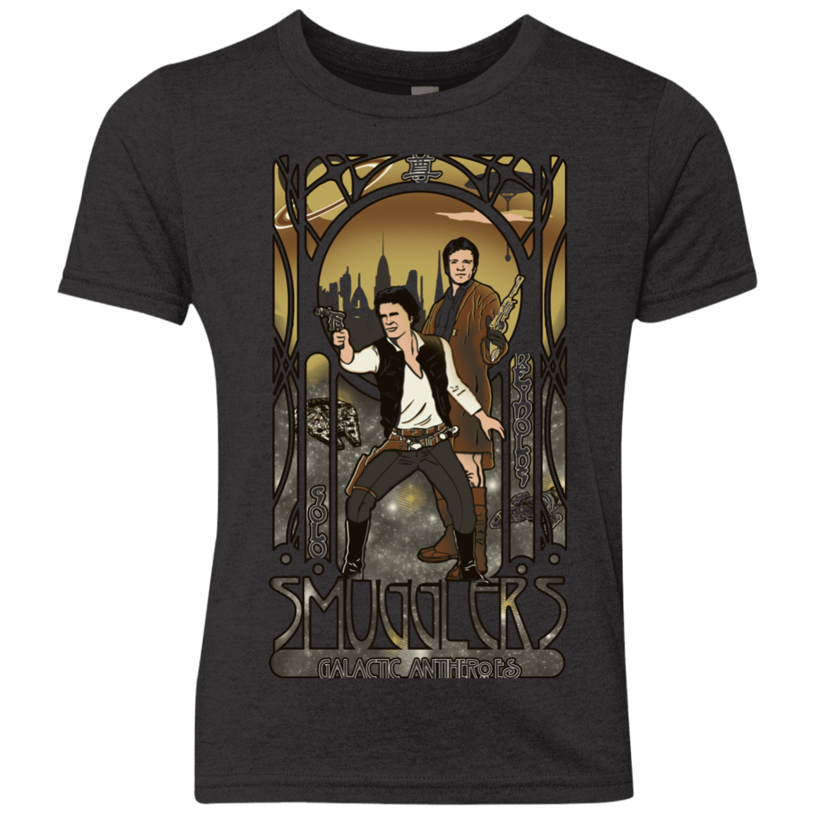 T-Shirts Vintage Black / YXS Smugglers, Inc Youth Triblend T-Shirt