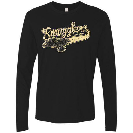 T-Shirts Black / Small Smugglers Men's Premium Long Sleeve