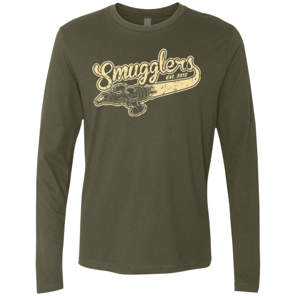 T-Shirts Military Green / Small Smugglers Men's Premium Long Sleeve
