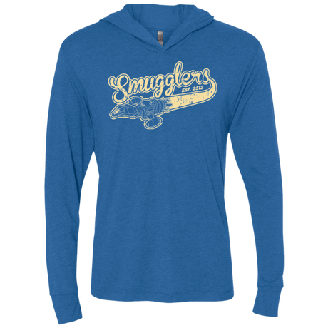 T-Shirts Vintage Royal / X-Small Smugglers Triblend Long Sleeve Hoodie Tee