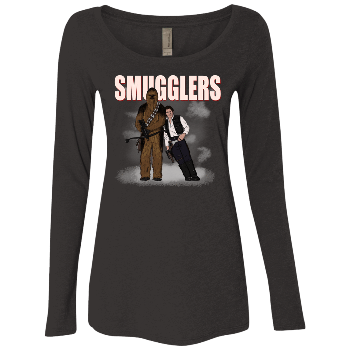 T-Shirts Vintage Black / S Smugglers Women's Triblend Long Sleeve Shirt