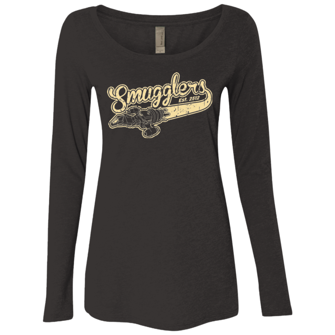 T-Shirts Vintage Black / Small Smugglers Women's Triblend Long Sleeve Shirt