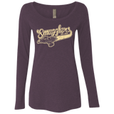 T-Shirts Vintage Purple / Small Smugglers Women's Triblend Long Sleeve Shirt