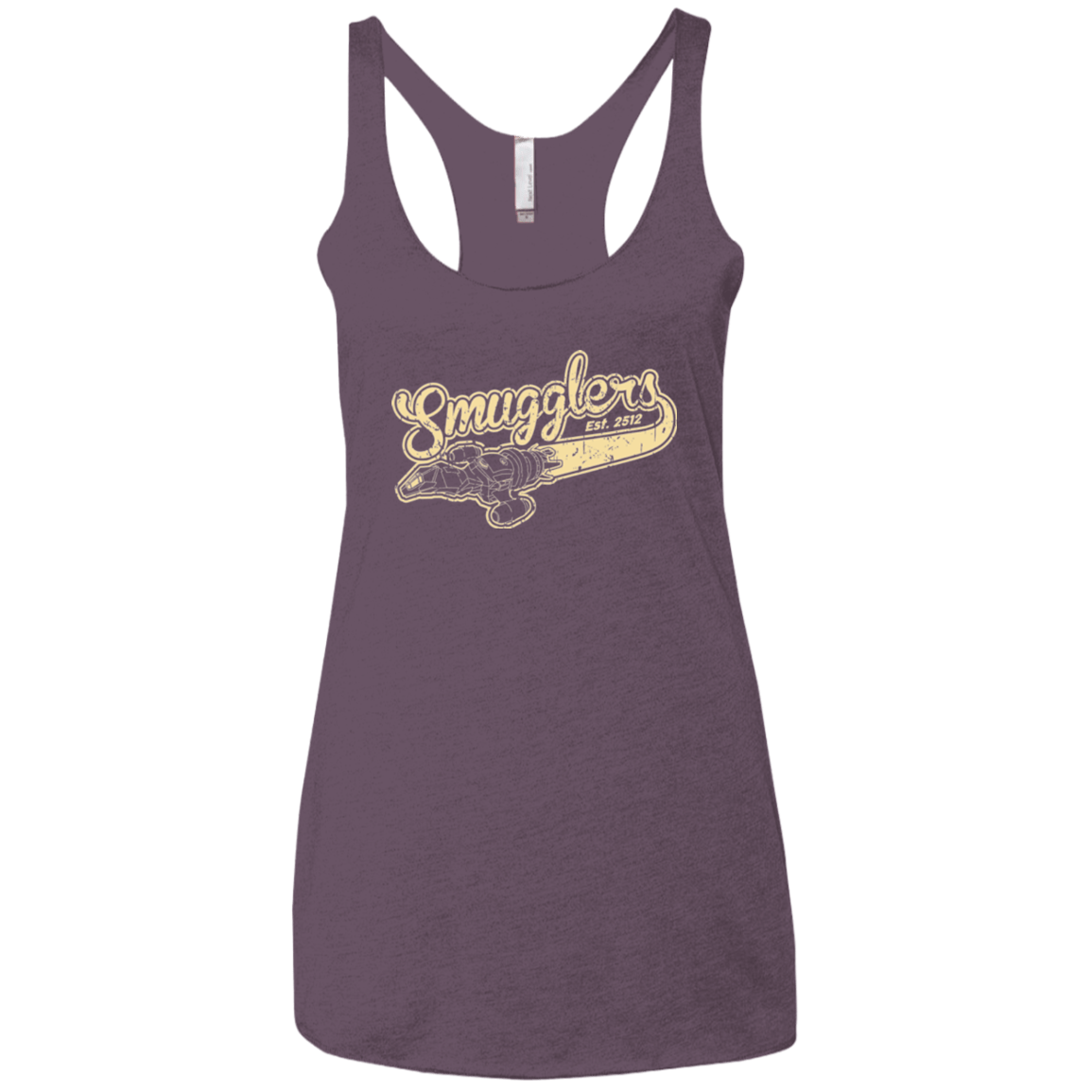 T-Shirts Vintage Purple / X-Small Smugglers Women's Triblend Racerback Tank