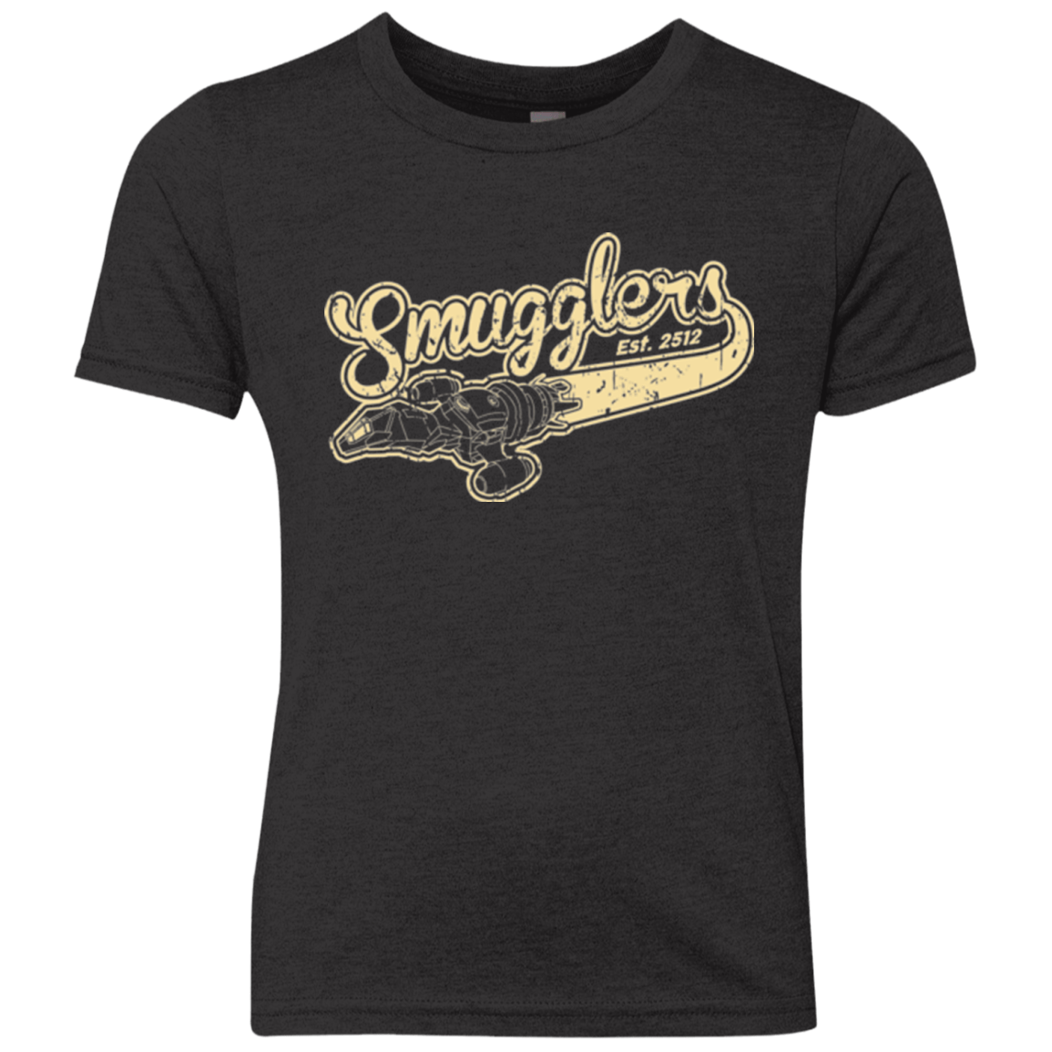 T-Shirts Vintage Black / YXS Smugglers Youth Triblend T-Shirt