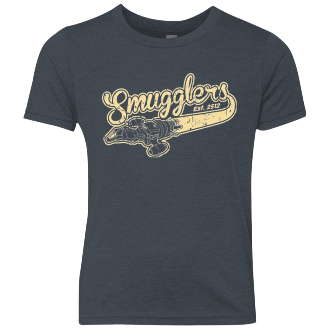 T-Shirts Vintage Navy / YXS Smugglers Youth Triblend T-Shirt