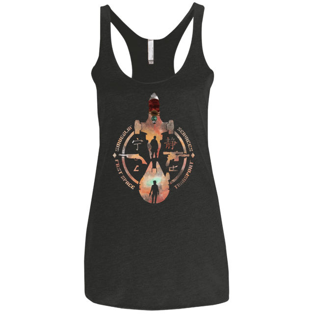 T-Shirts Vintage Black / X-Small Smugglin Services Women's Triblend Racerback Tank