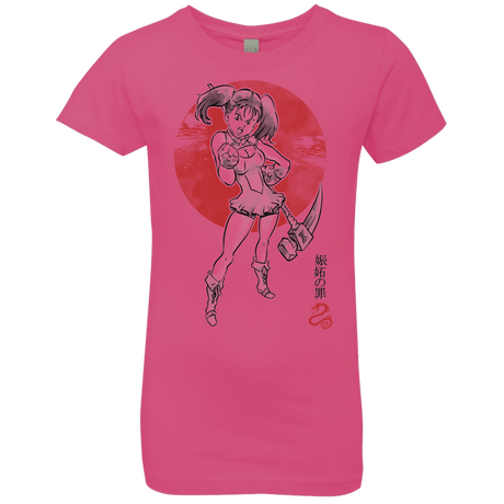 T-Shirts Hot Pink / YXS Snake Envy Girls Premium T-Shirt