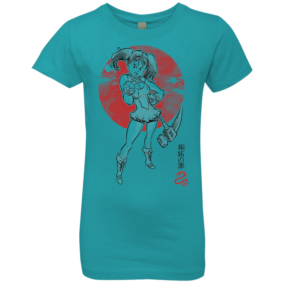 T-Shirts Tahiti Blue / YXS Snake Envy Girls Premium T-Shirt