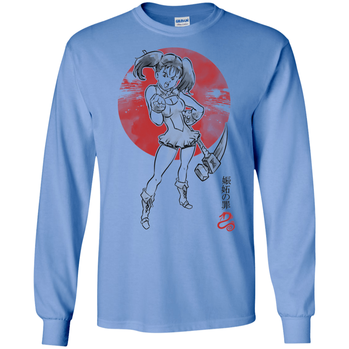 T-Shirts Carolina Blue / S Snake Envy Men's Long Sleeve T-Shirt