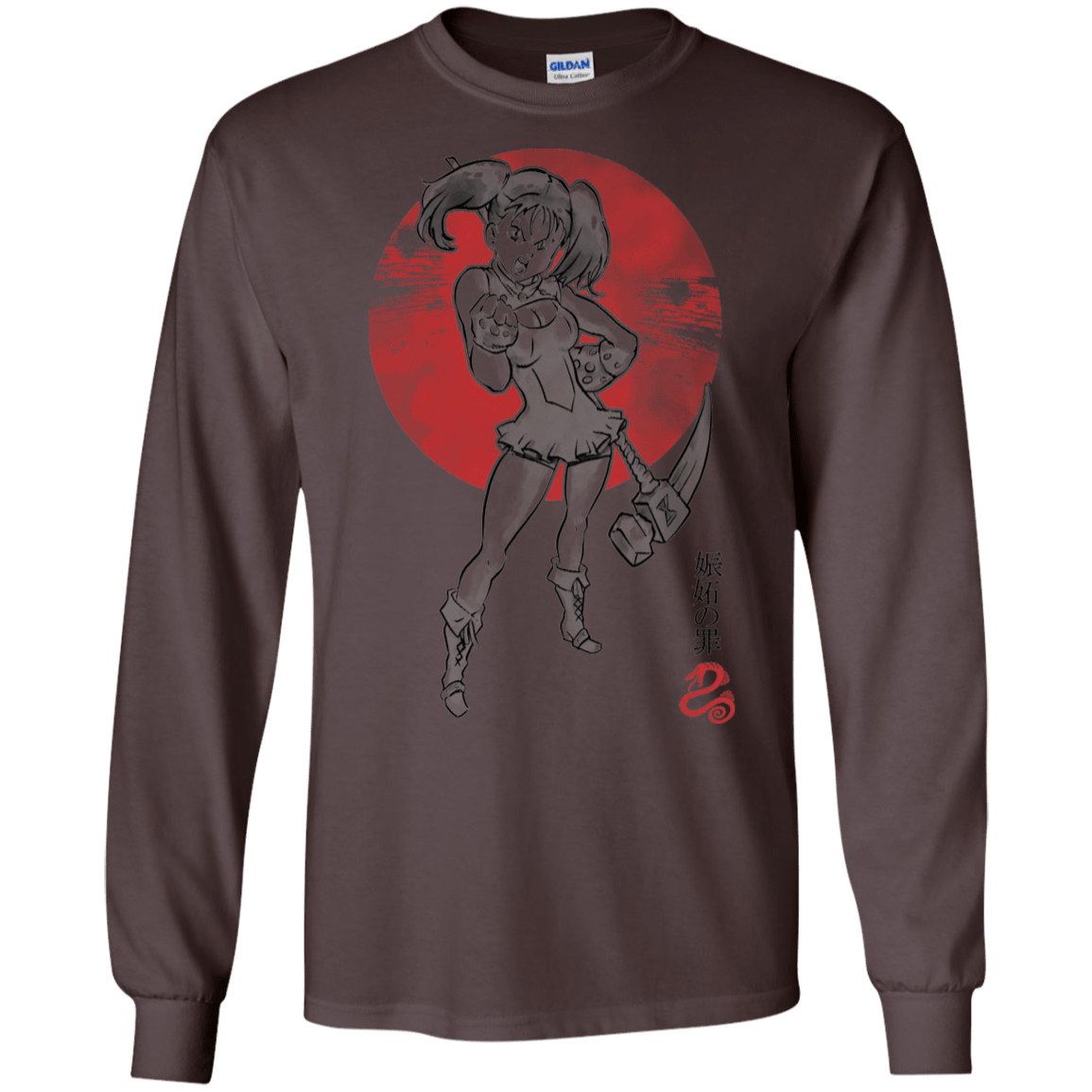 T-Shirts Dark Chocolate / S Snake Envy Men's Long Sleeve T-Shirt