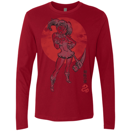 T-Shirts Cardinal / S Snake Envy Men's Premium Long Sleeve