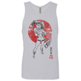 T-Shirts Heather Grey / S Snake Envy Men's Premium Tank Top