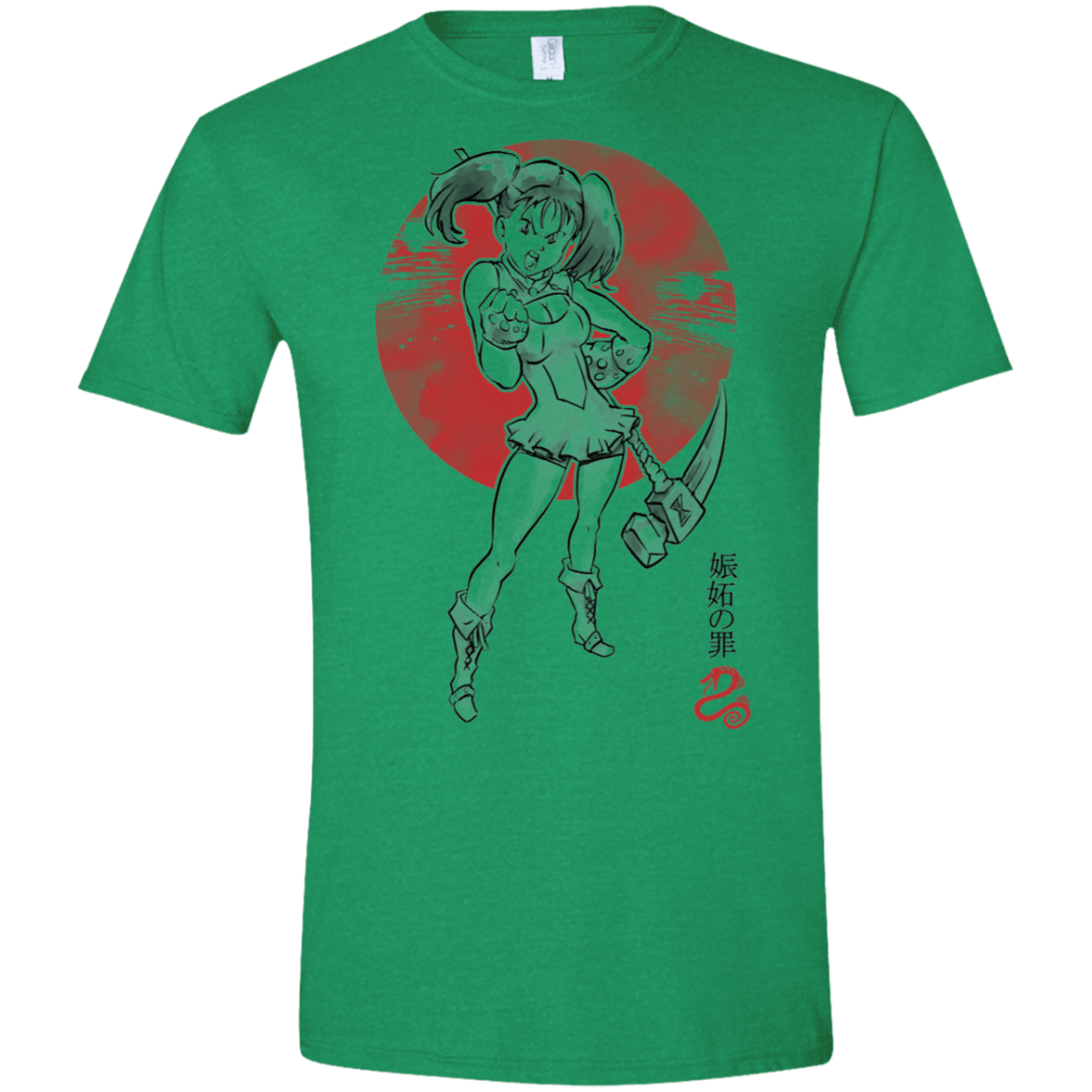 T-Shirts Heather Irish Green / S Snake Envy Men's Semi-Fitted Softstyle