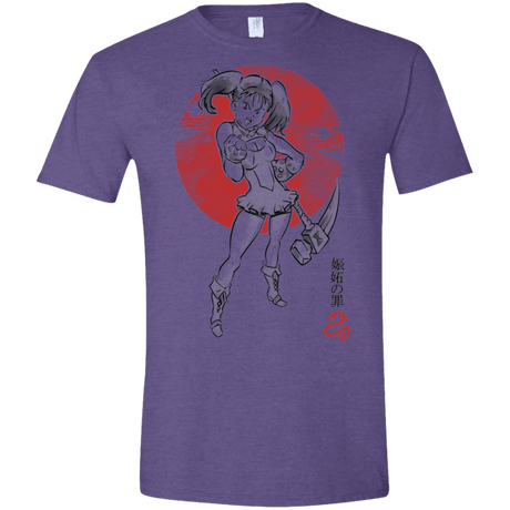 T-Shirts Heather Purple / S Snake Envy Men's Semi-Fitted Softstyle