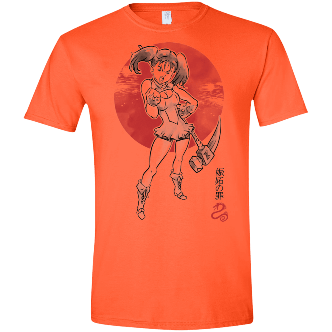 T-Shirts Orange / S Snake Envy Men's Semi-Fitted Softstyle