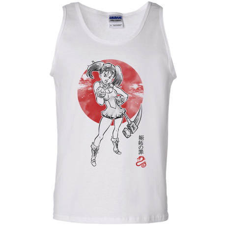 T-Shirts White / S Snake Envy Men's Tank Top