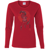 T-Shirts Red / S Snake Envy Women's Long Sleeve T-Shirt