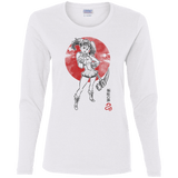 T-Shirts White / S Snake Envy Women's Long Sleeve T-Shirt