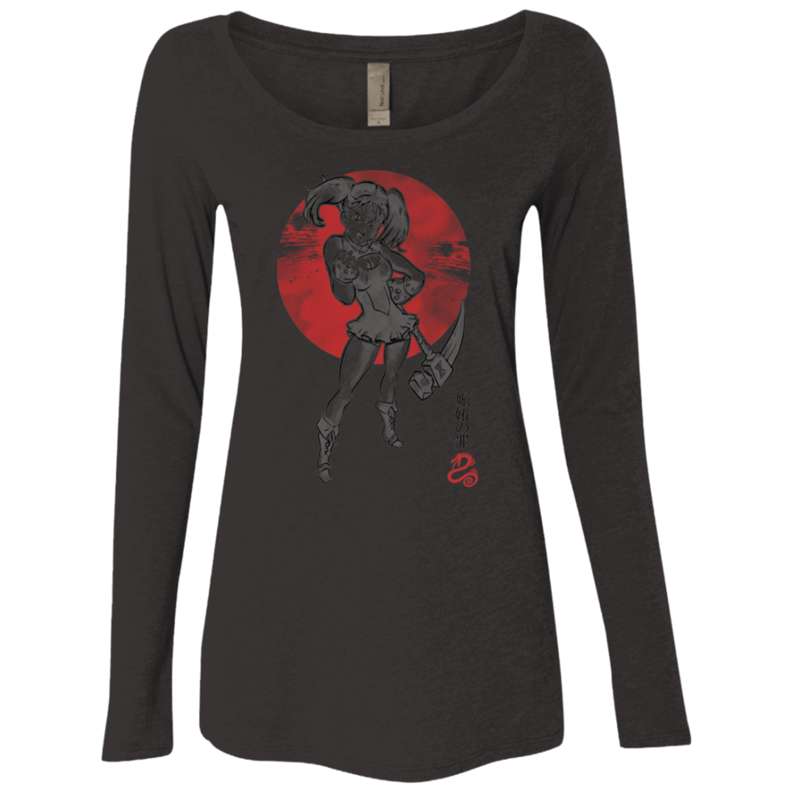 T-Shirts Vintage Black / S Snake Envy Women's Triblend Long Sleeve Shirt