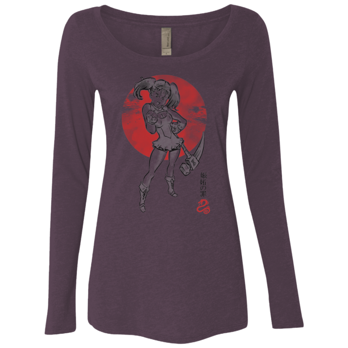 T-Shirts Vintage Purple / S Snake Envy Women's Triblend Long Sleeve Shirt