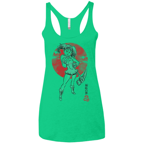 T-Shirts Envy / X-Small Snake Envy Women's Triblend Racerback Tank