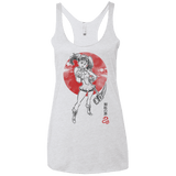 T-Shirts Heather White / X-Small Snake Envy Women's Triblend Racerback Tank