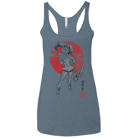 T-Shirts Indigo / X-Small Snake Envy Women's Triblend Racerback Tank