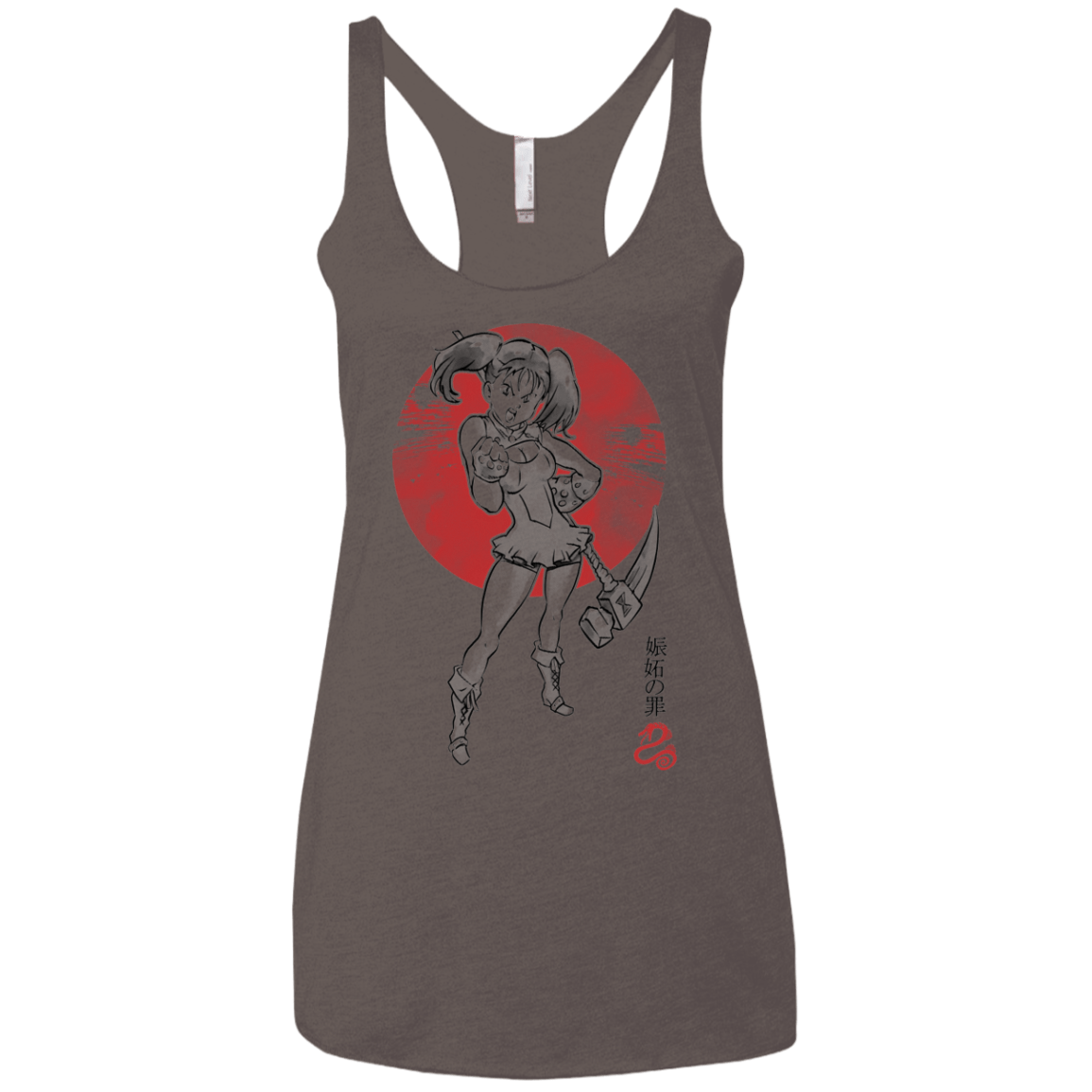 T-Shirts Macchiato / X-Small Snake Envy Women's Triblend Racerback Tank