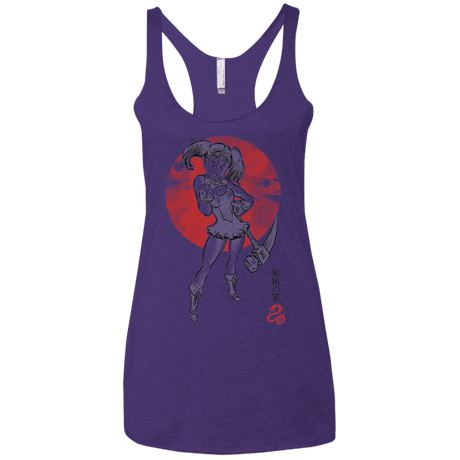 T-Shirts Purple Rush / X-Small Snake Envy Women's Triblend Racerback Tank