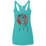 T-Shirts Tahiti Blue / X-Small Snake Envy Women's Triblend Racerback Tank