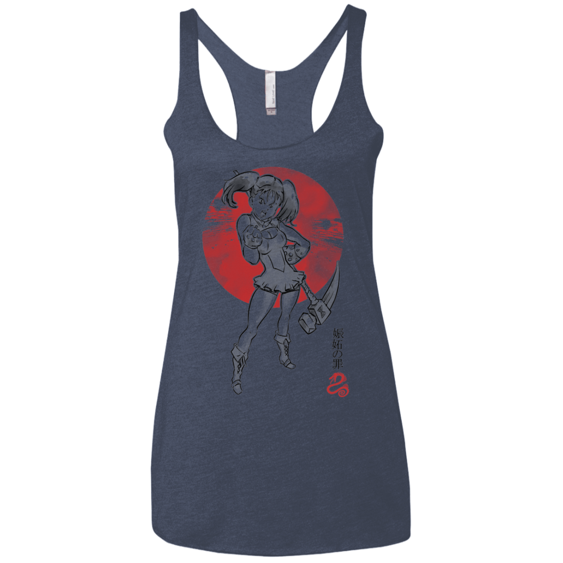 T-Shirts Vintage Navy / X-Small Snake Envy Women's Triblend Racerback Tank