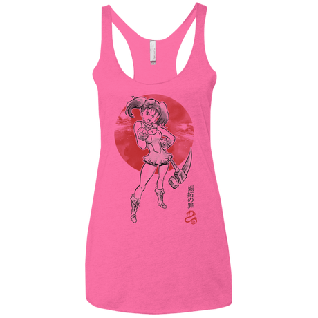 T-Shirts Vintage Pink / X-Small Snake Envy Women's Triblend Racerback Tank