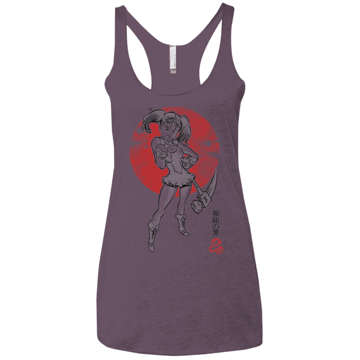 T-Shirts Vintage Purple / X-Small Snake Envy Women's Triblend Racerback Tank