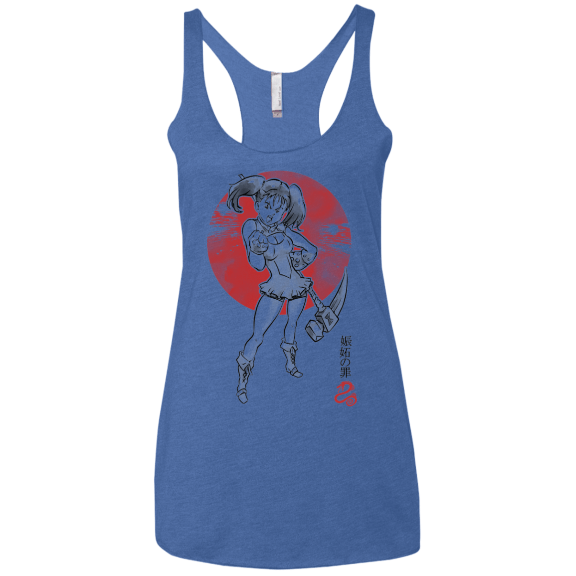 T-Shirts Vintage Royal / X-Small Snake Envy Women's Triblend Racerback Tank