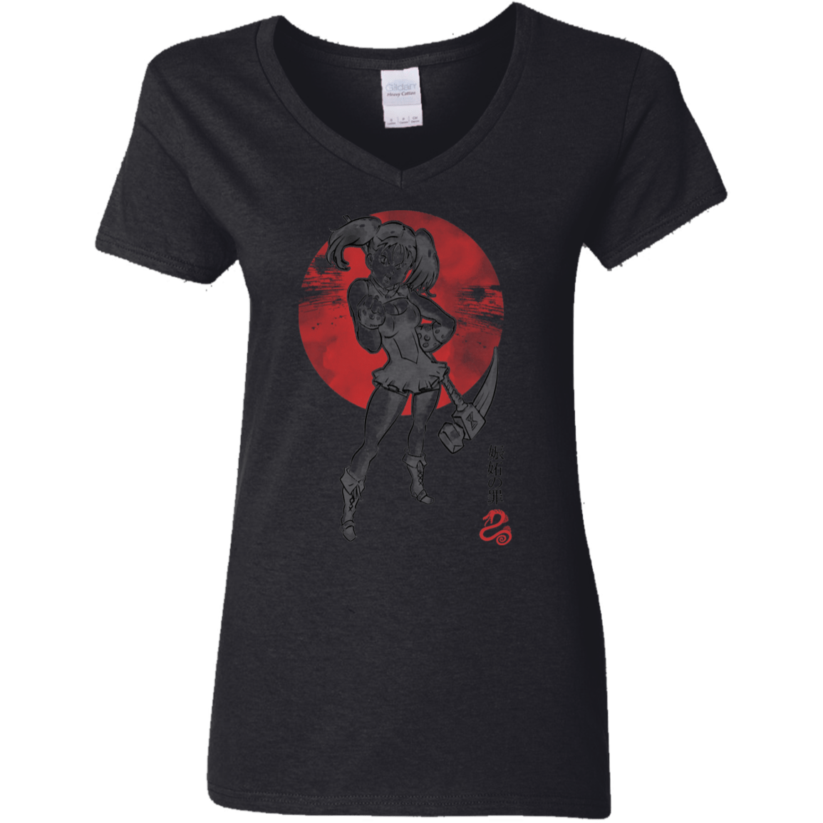 T-Shirts Black / S Snake Envy Women's V-Neck T-Shirt