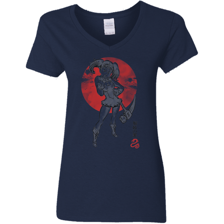 T-Shirts Navy / S Snake Envy Women's V-Neck T-Shirt