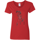 T-Shirts Red / S Snake Envy Women's V-Neck T-Shirt